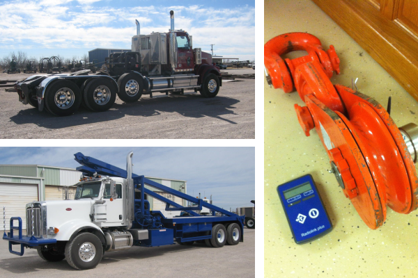 A custom truck bodies installation in Andrews, TX.